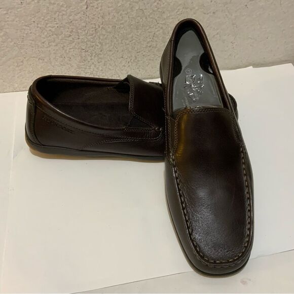 ROCKPORT Cape Noble Brown Leather Casual Dress Loafer Shoes Men\'s 10 main image 10